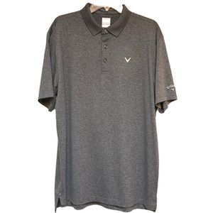 Callaway Opti-Dri Gray Polo Size L
